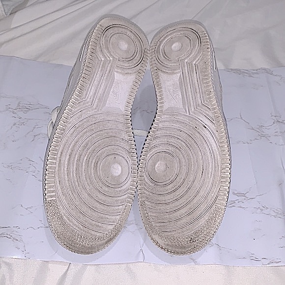 Nike AF1 Air Force One classic white sneakers size 6.5Y - Picture 5 of 7
